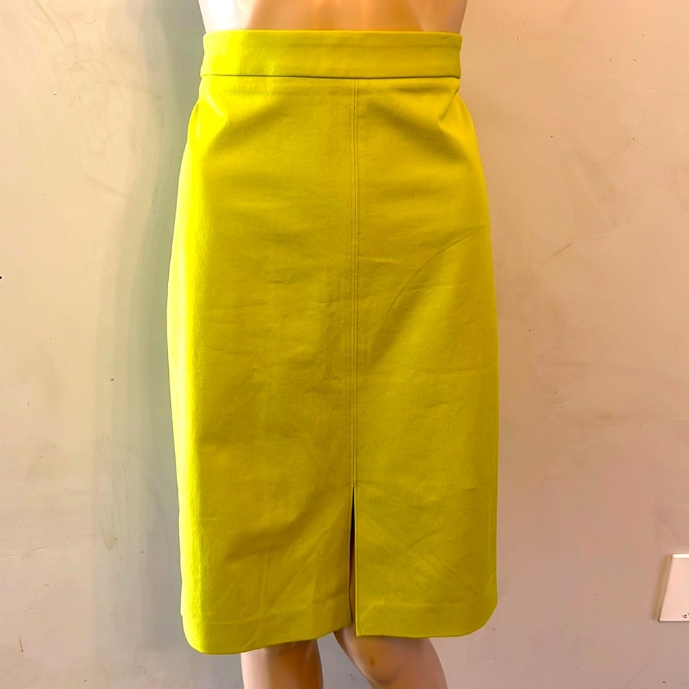 Classic High Waist Solid Skirt Size 6